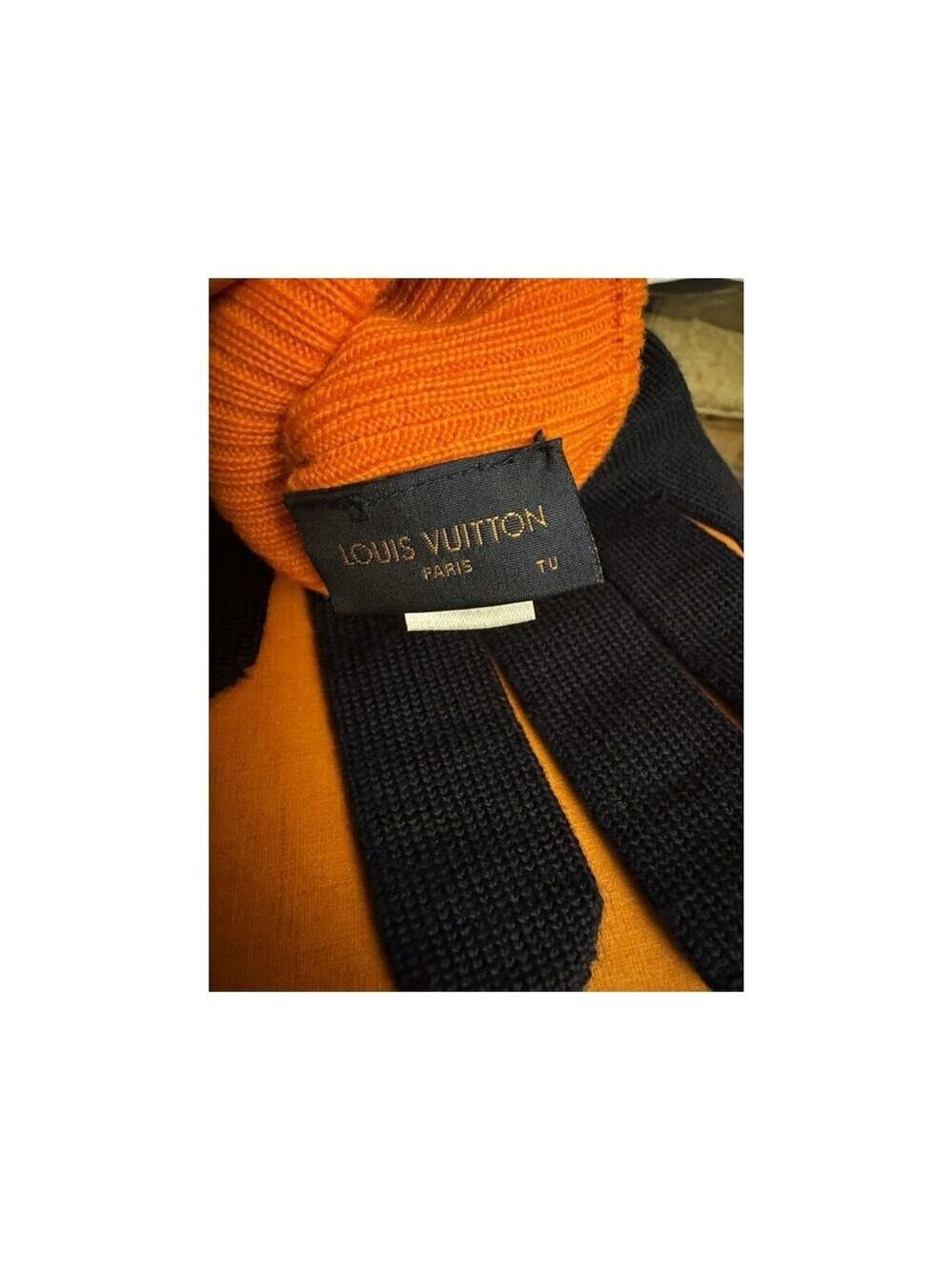 Louis Vuitton Gon Louis Marine Large Navy & Orange Gloves Box, COA - Picture 6 of 14